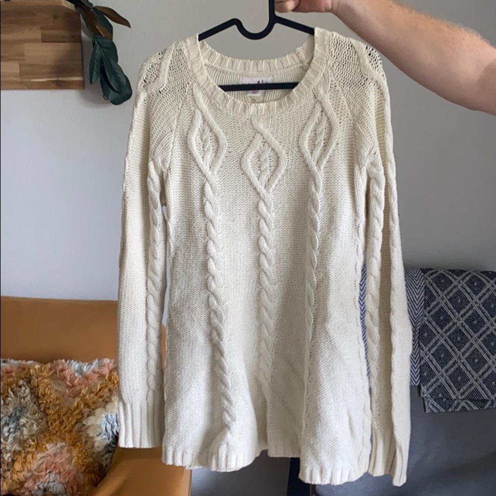 White sweater